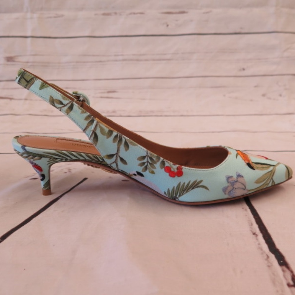 Aquazzura Amazonia de Gournay Slingback Pump - Picture 5 of 8